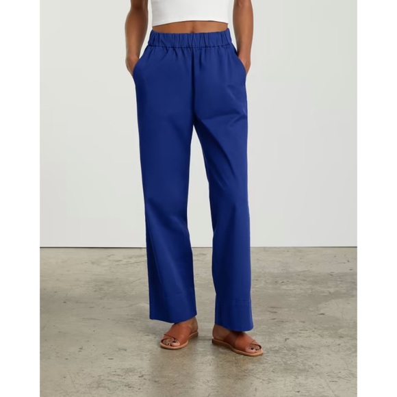 Everlane Pants - Everlane The Easy pant size 12 in Lapis blue New with tags